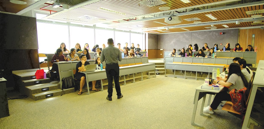 Modern lecture hall for law students at University of Reading Malaysia