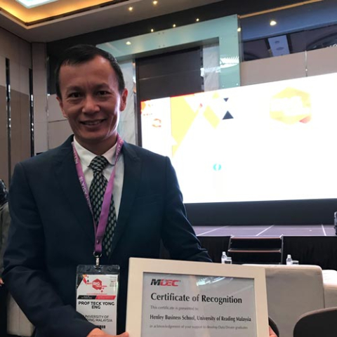 Henley Business School Malaysia recognized as one of six universities for the effort of producing Data Driven graduates by Malaysian Digital Economy Corporation (MDEC)